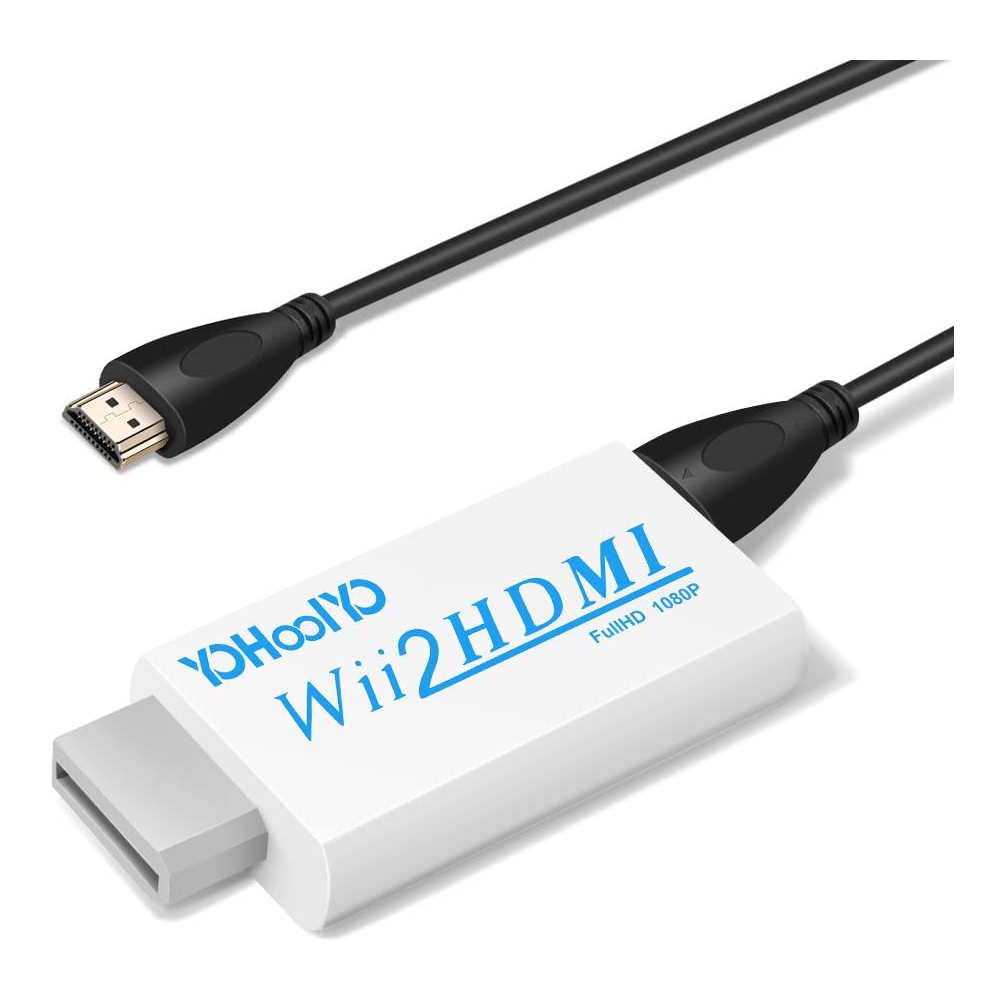Adaptateur Wii HDMI, Entrée Wii Sortie Jack 3,5 mm et HDMI
