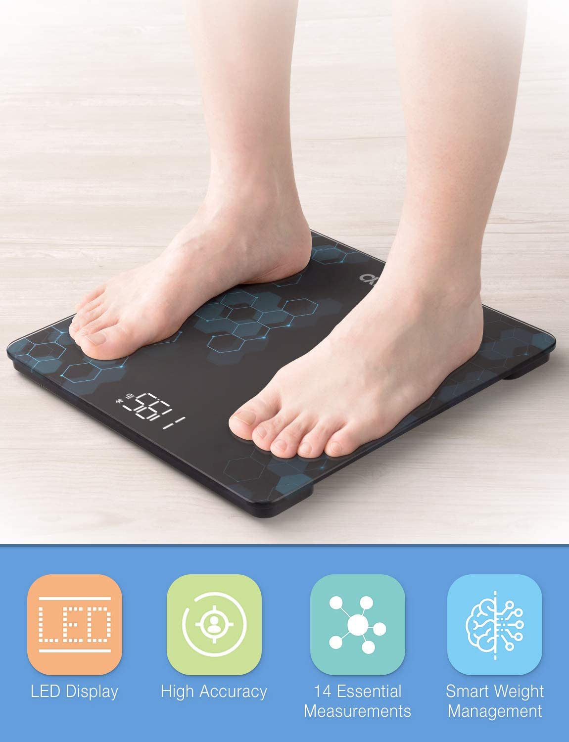 Body Fat Scale Smart Wireless Digital Weight Scale Body Composition  Analyzer
